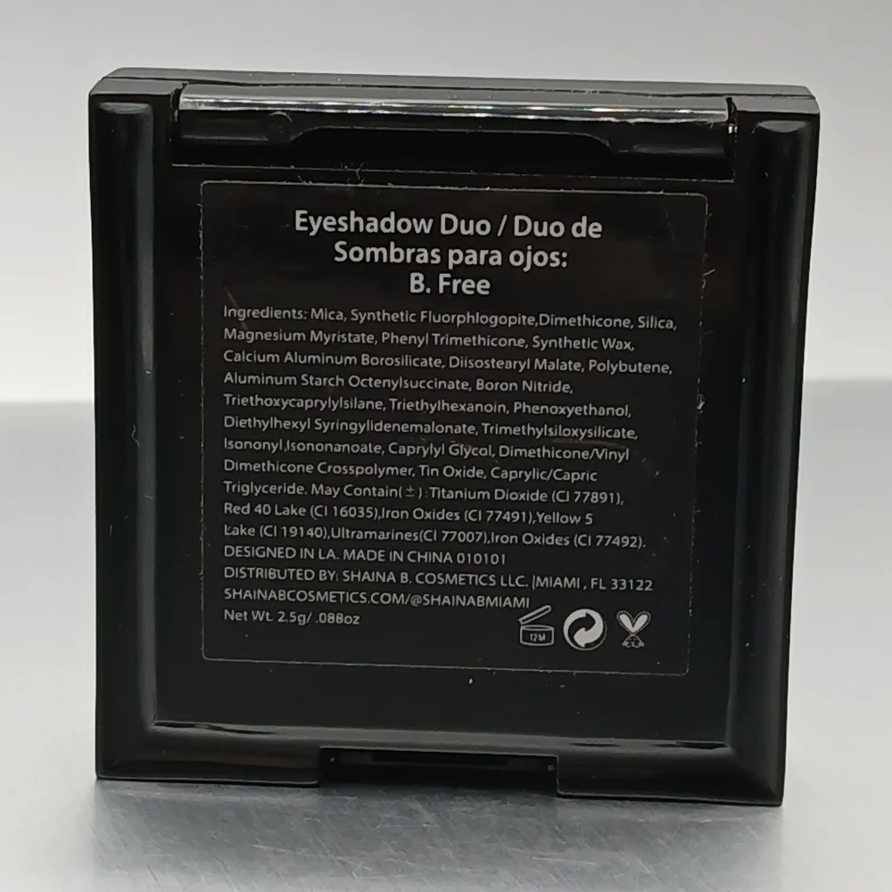 5 For $25 Item🌸 Shaina B. Miami Eyeshadow Duo B.free - Picture 4 of 4